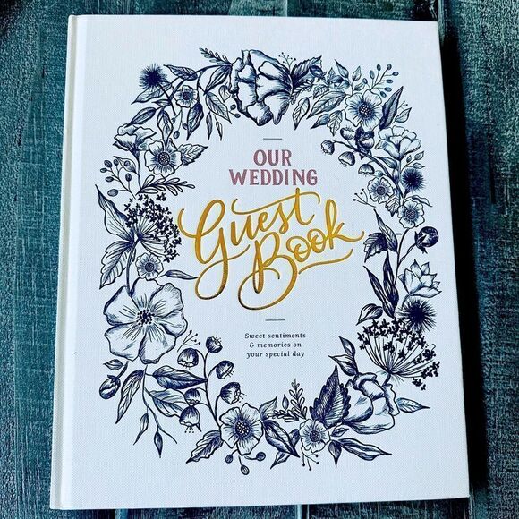 Our Wedding Guest Book Fun Interactive Lily & Val Wedding Memory Book - Picture 1 of 10